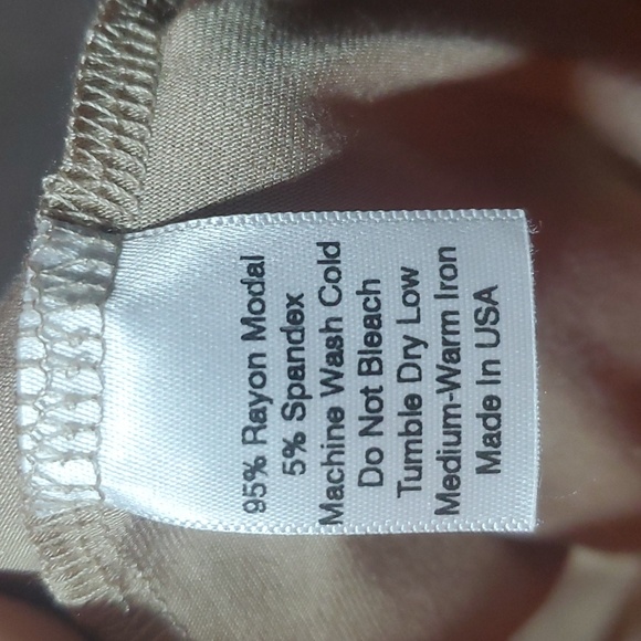 KIN by Kristine Twist Front Crop Top in Taupe - Picture 8 of 10